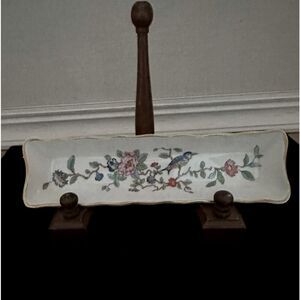 Vintage John Aynsley Pembroke w 22k gold trim mint tray